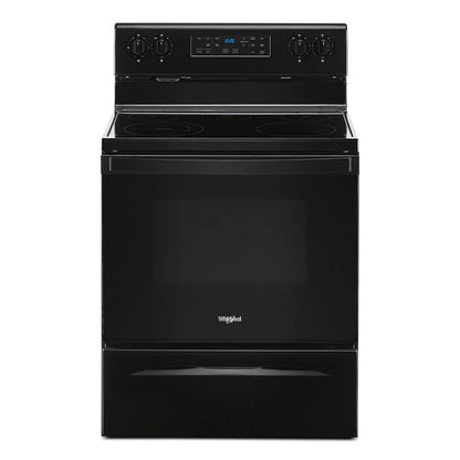 5.3 Cubic Feet Whirlpool Metal Electric Range With Frozen Bake Technology - Black