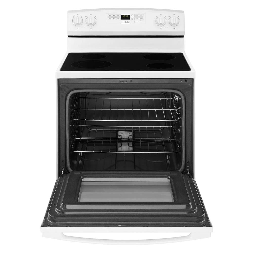 30" Electric Range With Extra-Large Oven Window And Versatile Cooktop - White
