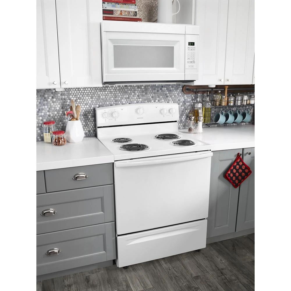 1.6 Cubic Feet Over-The-Range Microwave With Add 0:30 Seconds - White