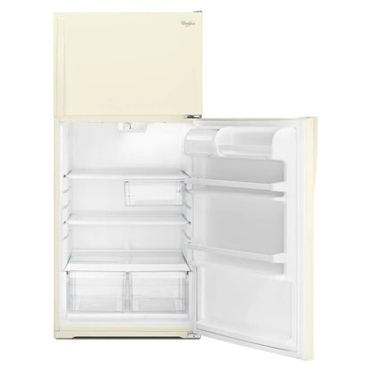 28" Wide Top Freezer Refrigerator, 14 Cubic Feet - Biscuit-On-Biscuit