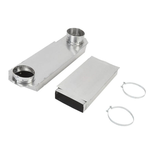 29"-50" Dryer Telescoping Vent Periscope For 2.5" Clearance, With 1 Male Snap-Lock Fitting And 1 Draw-Band Collar