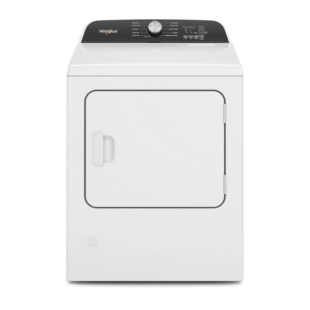 7.0 Cubic Feet Long Vent Gas Moisture Sensing Dryer - White