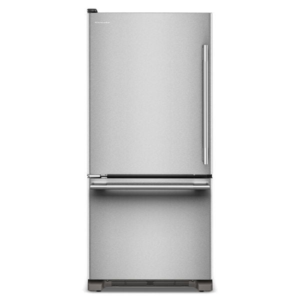 19 Cu. Ft. 30" Standard-Depth Bottom Mount Refrigerator With Left Door Swing