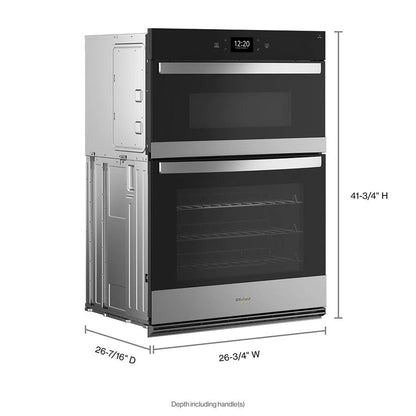 5.7 Cubic Feet Wall Oven Microwave Combo With Air Fry - Fingerprint Resistant Stainless Steel