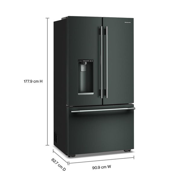 Counter-Depth French Door Refrigerator With Intelligent Auto Fill, Dual Ice - Juniper
