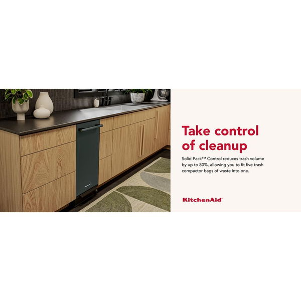 KitchenAid 15" Built-In Trash Compactor With Built-In Odor Management System - Juniper