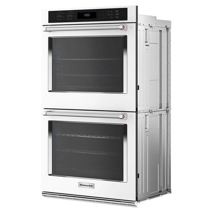 30" Double Wall Ovens With Air Fry Mode - White