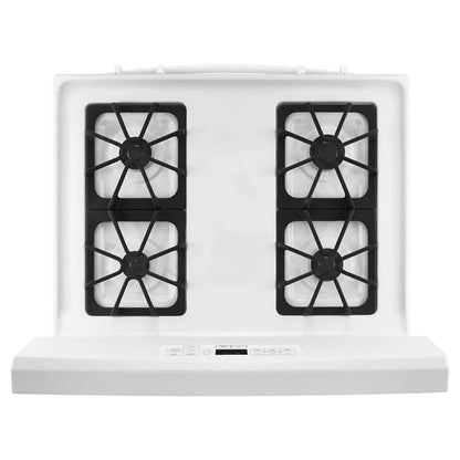 30" Gas Range With Self-Clean Option - White