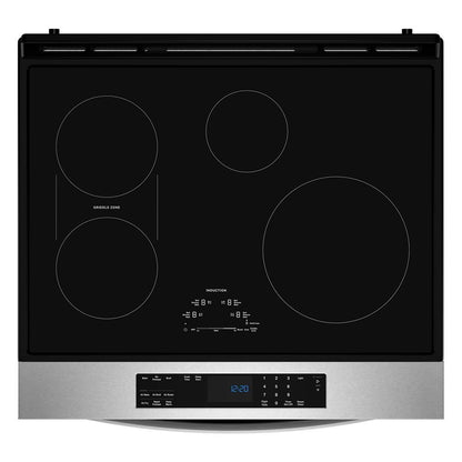 30" Induction Slide In Range With No Preheat Air Fry - Afp Stainless Finish