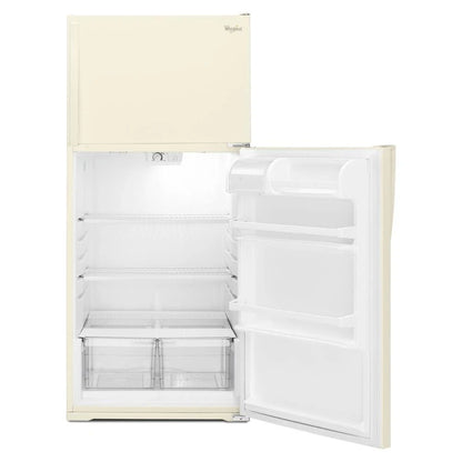 28" Wide Top Freezer Refrigerator, 14 Cubic Feet - Biscuit-On-Biscuit