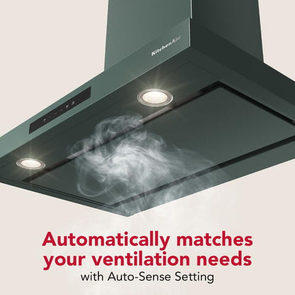 KitchenAid 30" Wall-Mount, 4-Speed Canopy Hood - Juniper