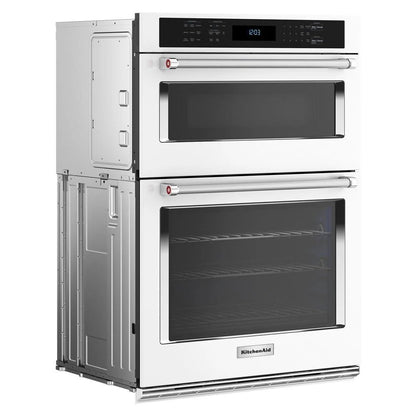 30" Combination Microwave Wall Oven With Air Fry Mode - White