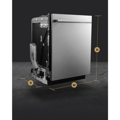 Rise 24" Built-In Dishwasher With Precise Fit 3Rd Rack For Cutlery With Plasma Coating, 39 dBA