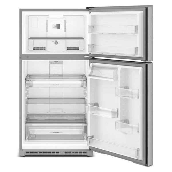 33" Wide Top-Freezer Refrigerator With Garage Mode, 21 Cu. Ft. - Fingerprint-Resistant Stainless Finish