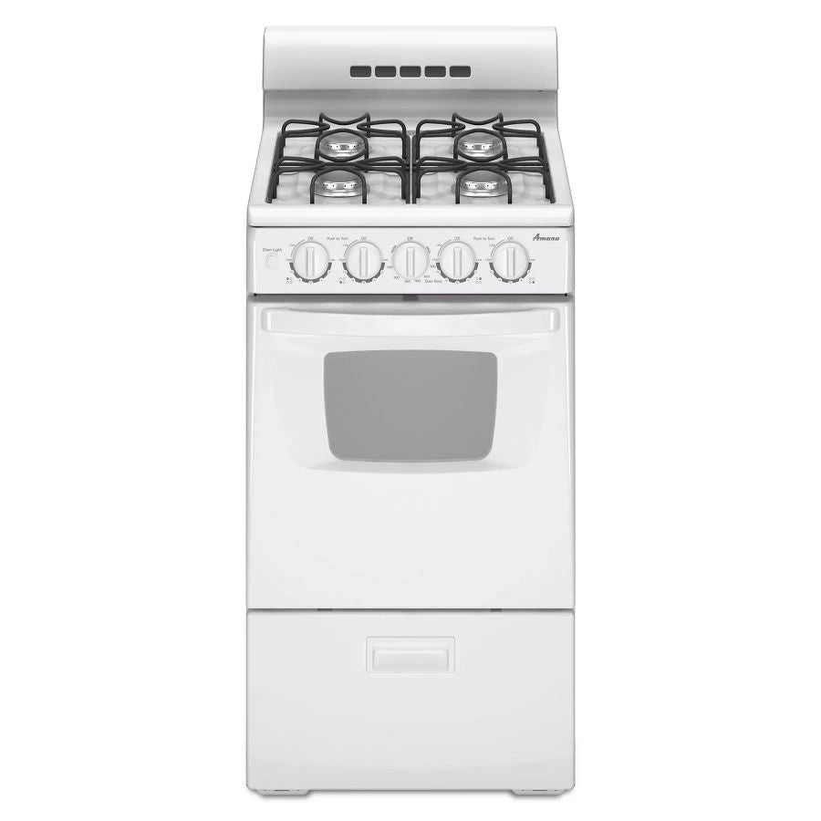20" Gas Range With Compact Oven Capacity
