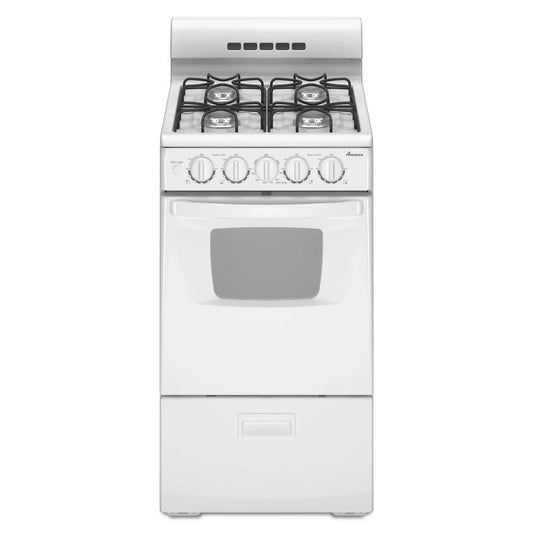 20" Gas Range With Compact Oven Capacity