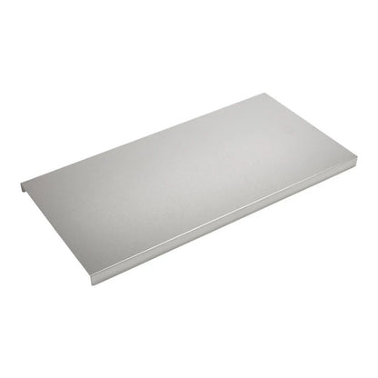 Jennair Range/Cooktop Griddle Grill Cover With Lip On One Side, For Gas/Dual Fuel Models Jdrp636,648,748, Jgrp636,648,748, Jgcp636,648 (1" H X 11 1/8" L X 22" D) - Stainless Steel