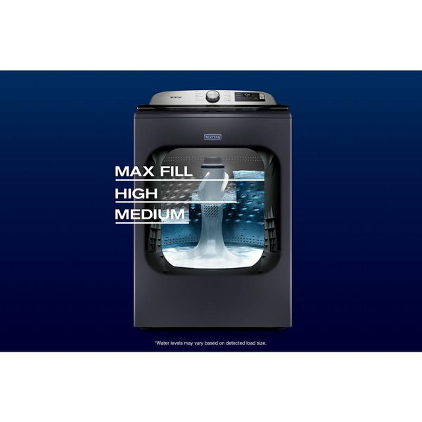 5.3 Cu. Ft. Pet Pro Top Load Impeller Washer With Extra Power And Sanitize Cycle With Oxi - Midnight Steel