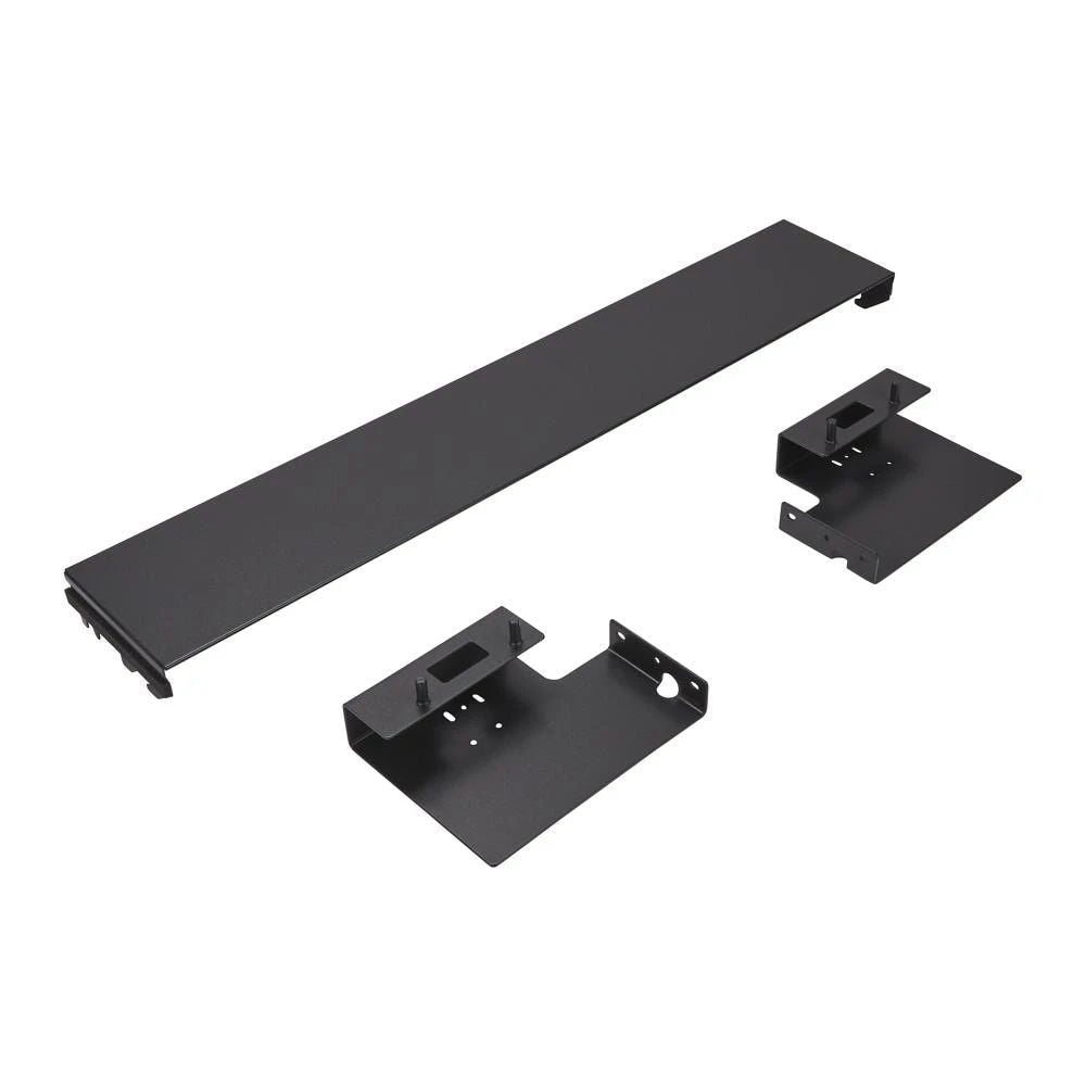 36" Refrigerator Armoire Style Door Panel Kit, Obsidian, Includes (1) Grille Assembly, (2) Grille Bracket Assembly - Black