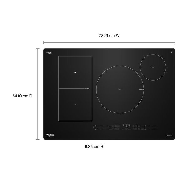 30" Intelligent Induction Cooktop With Temp Cook Technology And Wipeclean Coating - Black