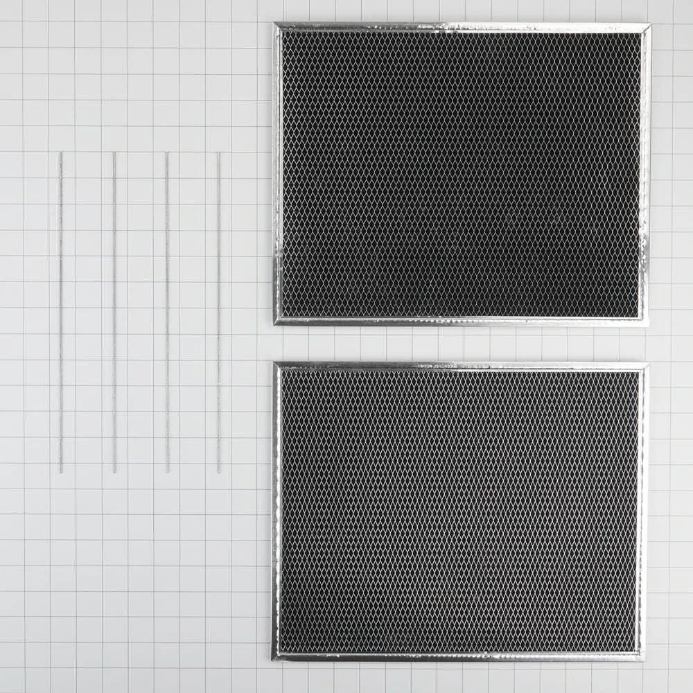 Range Hood Filter Kit (Includes Two Charcoal Filters And Four Clips)