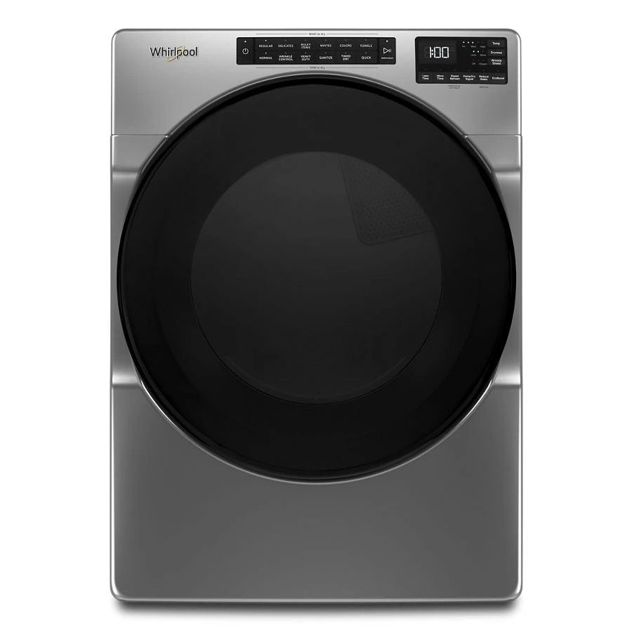 7.4 Cubic Feet Gas Wrinkle Shield Dryer With Steam - Chrome Shadow