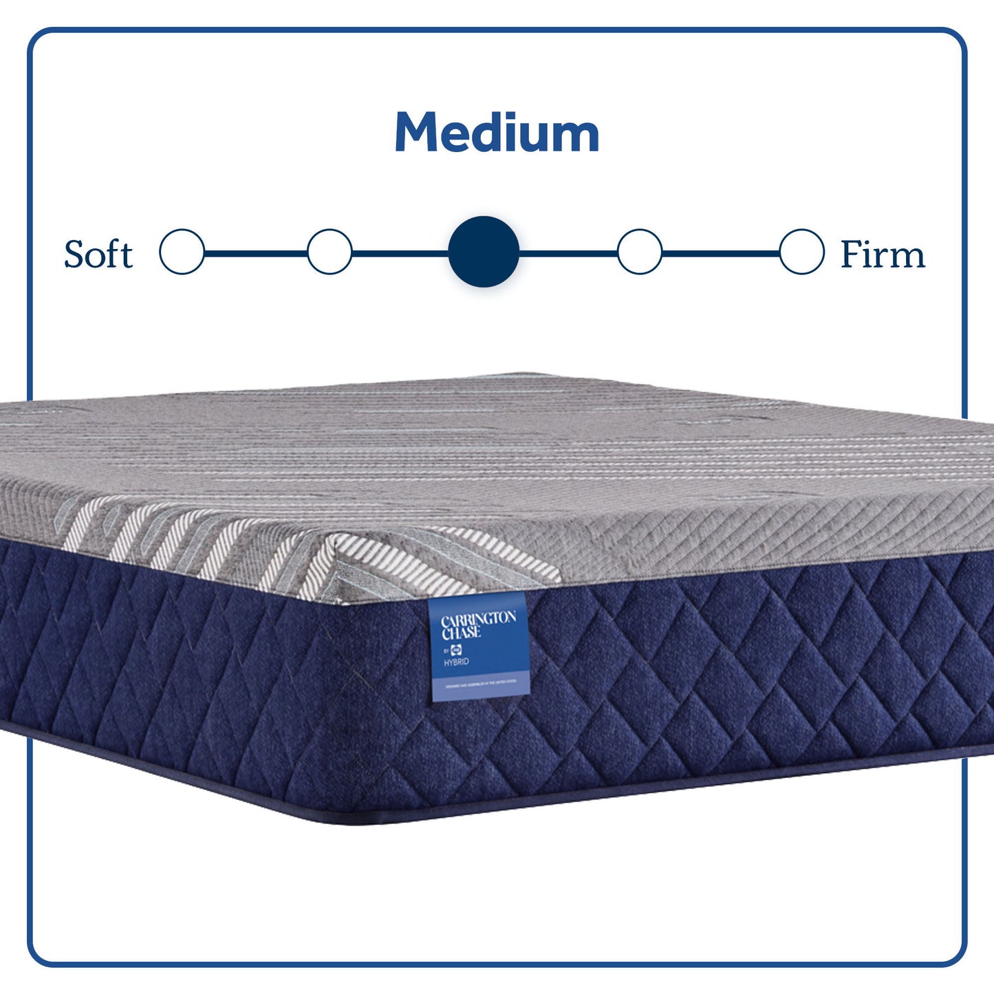 Carrington Chase - Midnight Cove Medium Mattress - Split California King