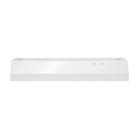 30" Range Hood With Full-Width Grease Filters - White
