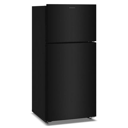 28" Wide Top-Freezer Refrigerator With A Large Crisper Drawer - Black
