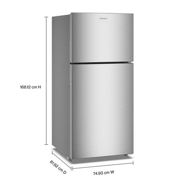 30" Wide Top-Freezer Refrigerator With Dual Crisper Drawers, 19 Cu. Ft. - Fingerprint-Resistant Stainless Finish