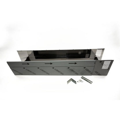 Wall-Mount Hood Chimney Extension Kit, For Ceilings Between 10-1/2' To 12' - Stainless Steel