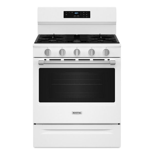 30" Wide Gas Range With Steam Clean - 5.0 Cu. Ft. - White