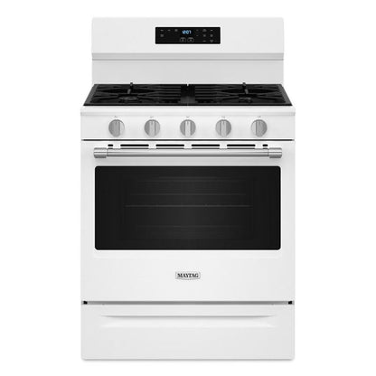 30" Wide Gas Range With Steam Clean - 5.0 Cu. Ft. - White