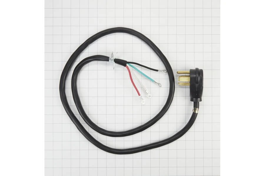 Electric Dryer Power Cord - Black