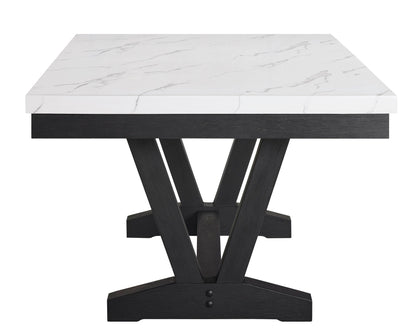 Vance - 5 Piece Dining Room Set - Charcoal / Gray