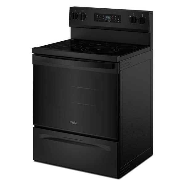 30" Electric Range With Air Cooking Technology - Black