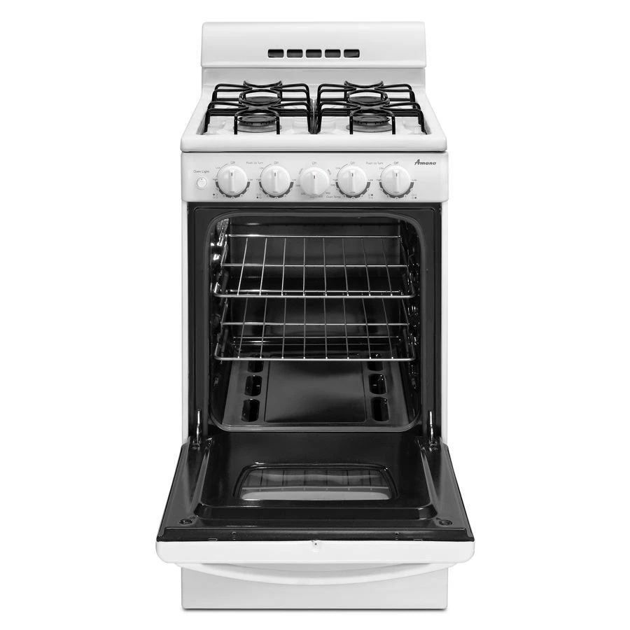 20" Gas Range With Compact Oven Capacity