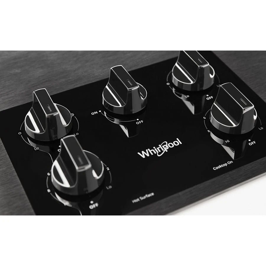 36" Electric Ceramic Glass Cooktop With Two Dual Radiant Elements - Black