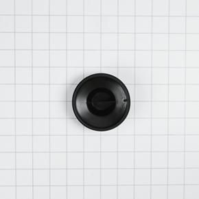Disposer Splash Guard, 3 1/4" Diameter X 1/25" Height - Black