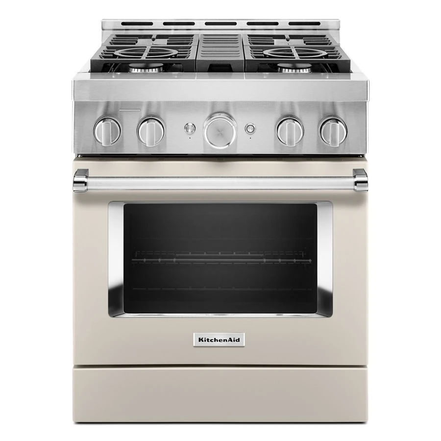30'' Smart Commercial-Style Gas Range With 4 Burners - Milkshake