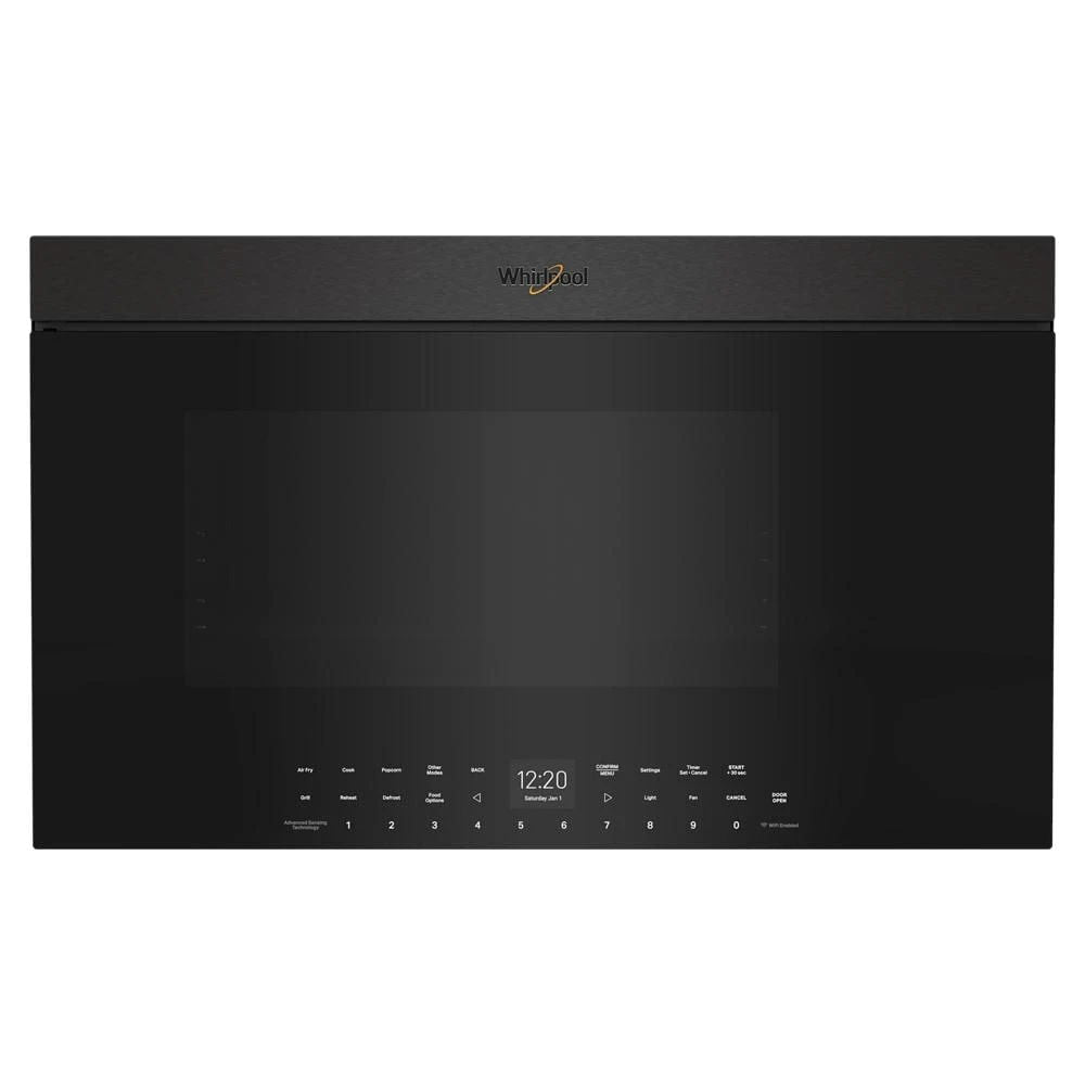 Air Fry Over-The-Range Microwave With Advanced Sensing Technology - Black Stainless Finish