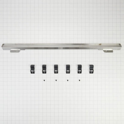 Built-In Range Flush Installation Trim Kit, Fits Jjw3430Ds, Jjw3430Dp, Jjw3830Ds, And Jjw3830Dp - Stainless Steel