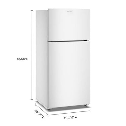 28" Wide Top-Freezer Refrigerator With A Large Crisper Drawer, Reversible Doors - White