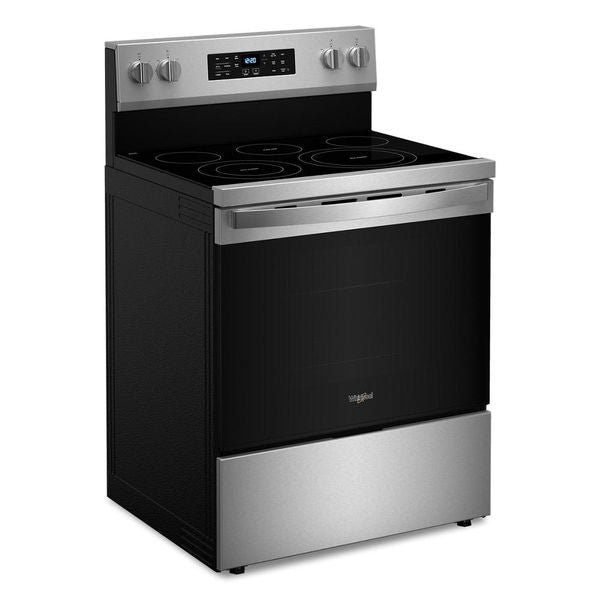 30" Energy Star Electric Range With Air Cooking Technology, No Preheat Air Fry And Air Baking And Self Clean - Fingerprint Resistant Stainless Steel