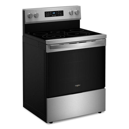 30" Energy Star Electric Range With Air Cooking Technology, No Preheat Air Fry And Air Baking And Self Clean - Fingerprint Resistant Stainless Steel
