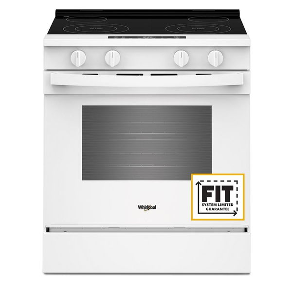 30" Electric Range With No Preheat And Slow Cook Modes - White
