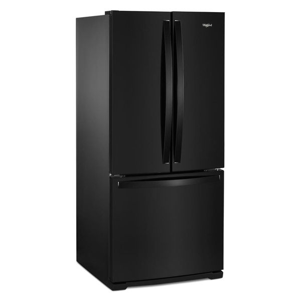 30" Wide French Door Refrigerator, 20 Cu. Ft. - Black