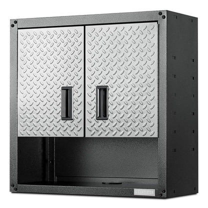 Ready-to-Assemble 3/4 Door Wall GearBox - Silver Tread