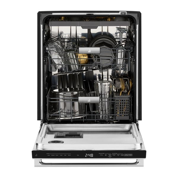 Noir 24" Built-In Dishwasher With Precise Fit 3Rd Rack For Cutlery With Plasma Coating, 39 dBA