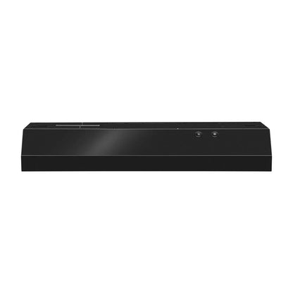 30" Range Hood With Full-Width Grease Filters - Black